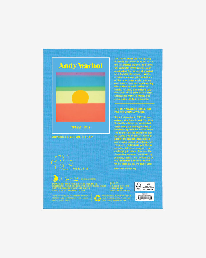 Andy Warhol: Sunset puzzle – Museoshop